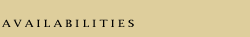 Availabilities